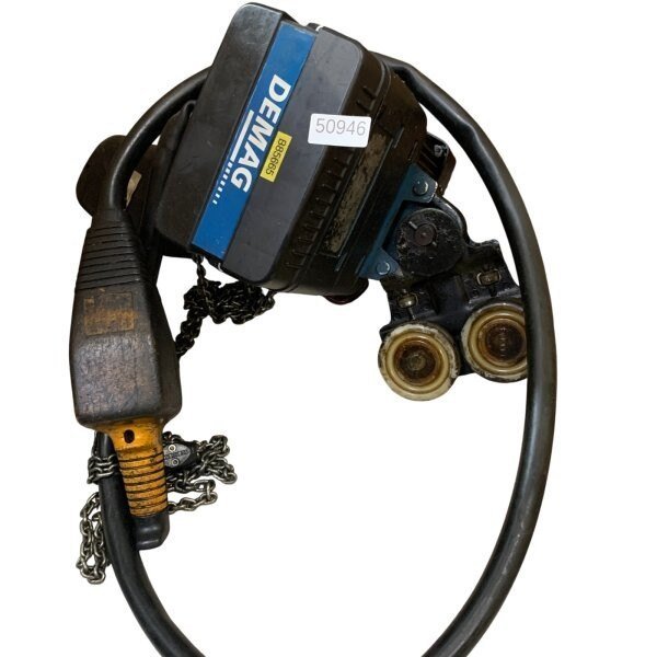 Demag DKUN 125kg Electric Chain Hoist 415V 3 Phase 3m Lift – working condition